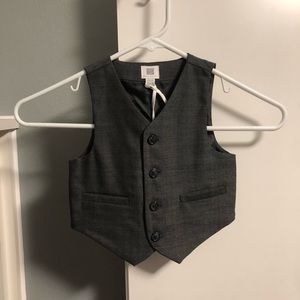 Janie and Jack Suit Vest 12-18M